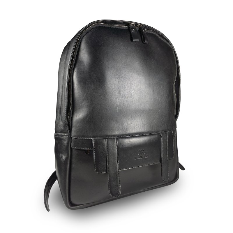 Kasiyar Leather Backpack Black
