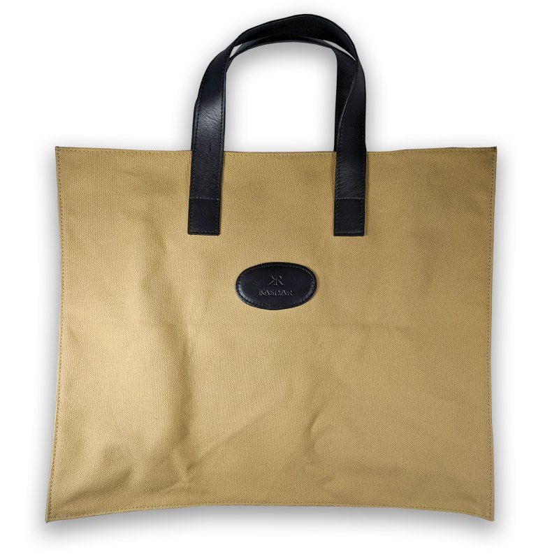 Kasiyar Leather Canvas Bag (Large)