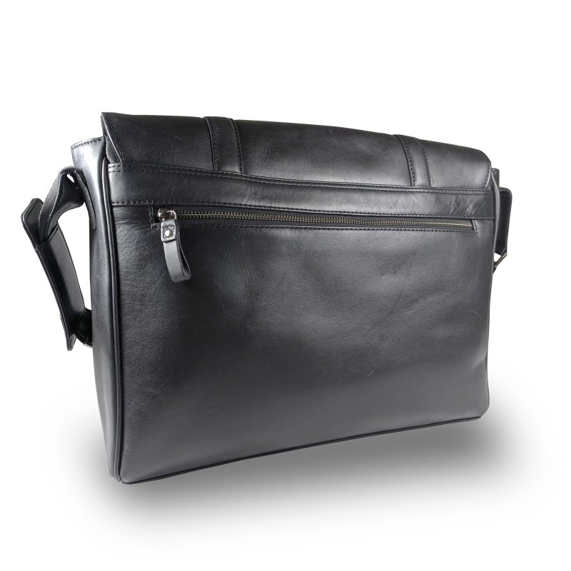 Kasiyar Leather Executive Messenger Bag