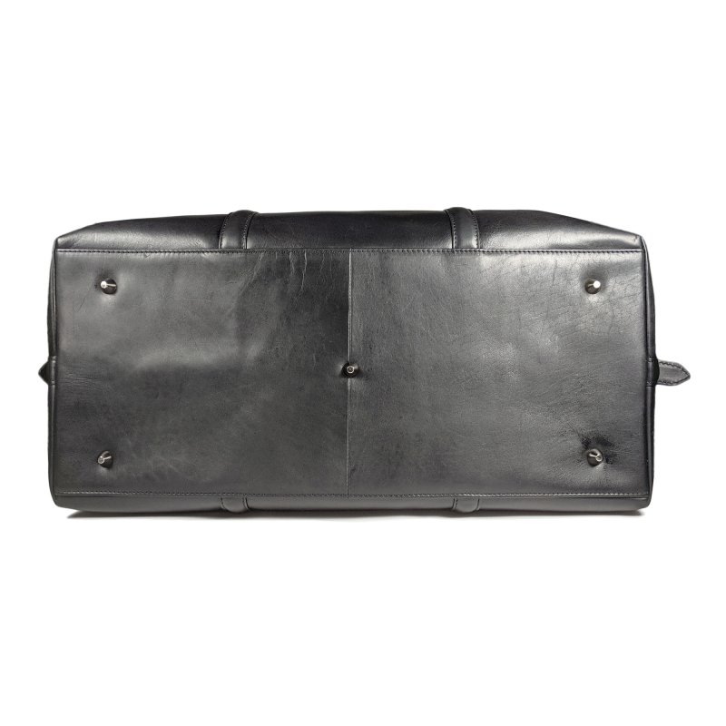Kasiyar Leather Travel / Duffel Bag Black