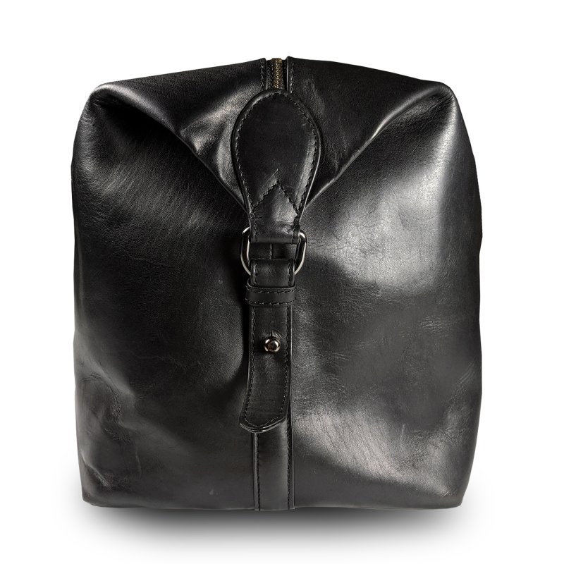 Kasiyar Leather Travel / Duffel Bag Black